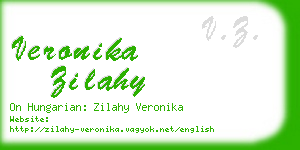 veronika zilahy business card